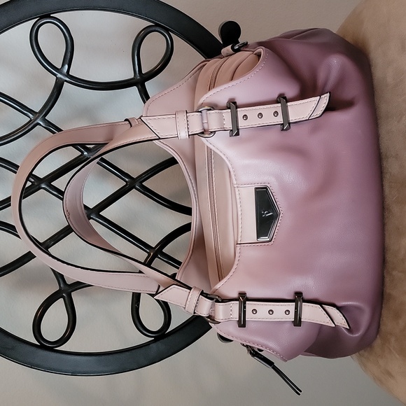 Vera Wang Handbags - Vera Wang Pink and Purple Satchel